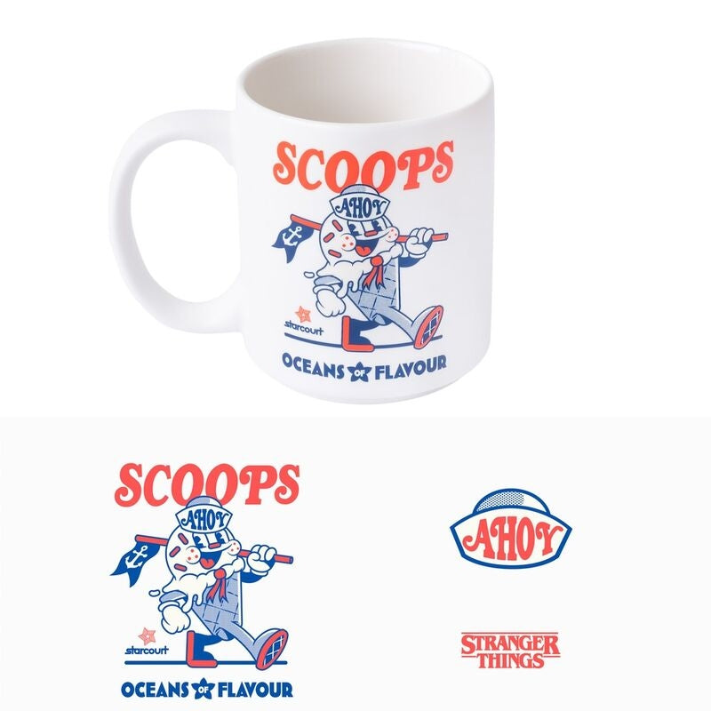 Scoops Ahoy-mugg, 350 ml kapacitet, perfekt för varma eller kalla drycker