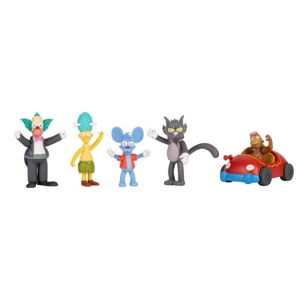 Simpsons 7 cm figurer Paket med 6 samlarleksaker