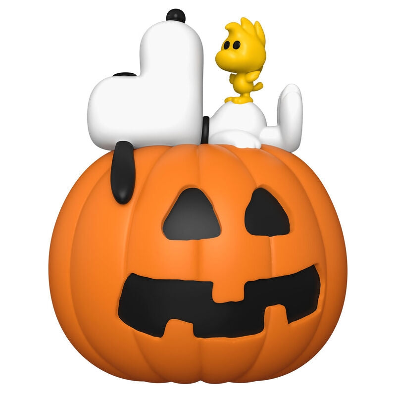 Snoopy & Woodstock pumpafigurer Set för Halloween-dekor