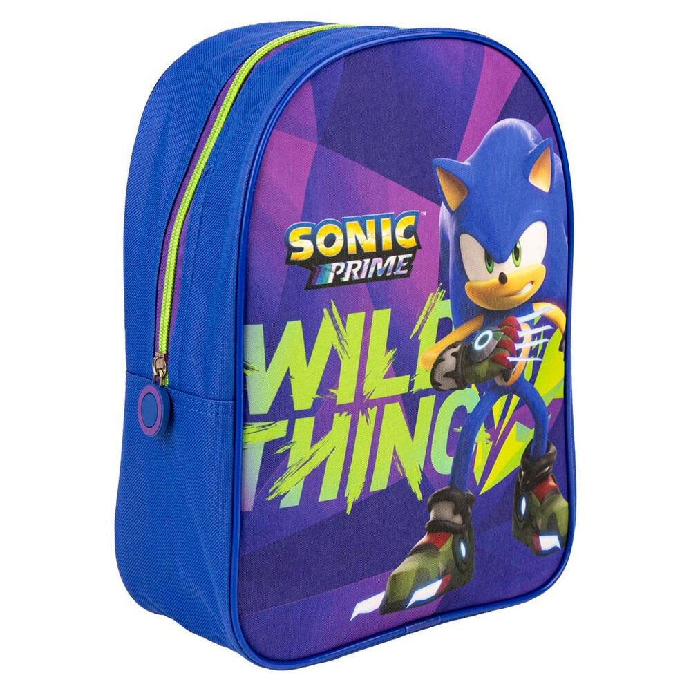Sonic Prime 29 cm ryggsäck för barn, hållbar och lätt
