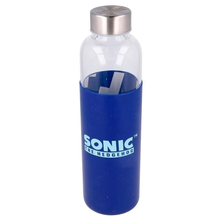 Sonic The Hedgehog silikonglasflaska, 585 ml kapacitet