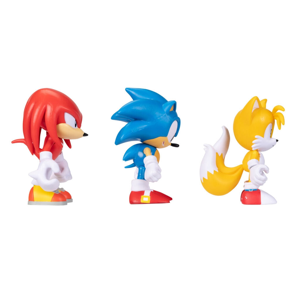 Sonic the Hedgehog Classic 3-pack actionfigurer, 10 cm