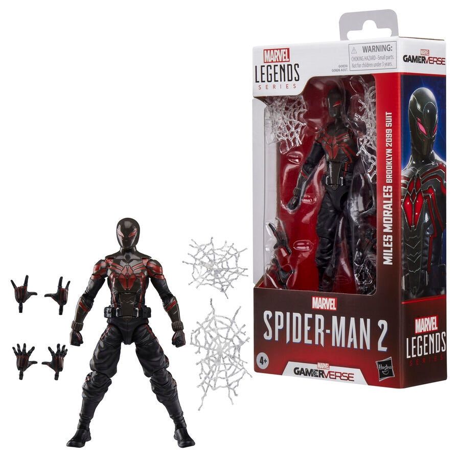 Spider-Man 2 Miles Morales 15 cm actionfigur, Brooklyn 2099