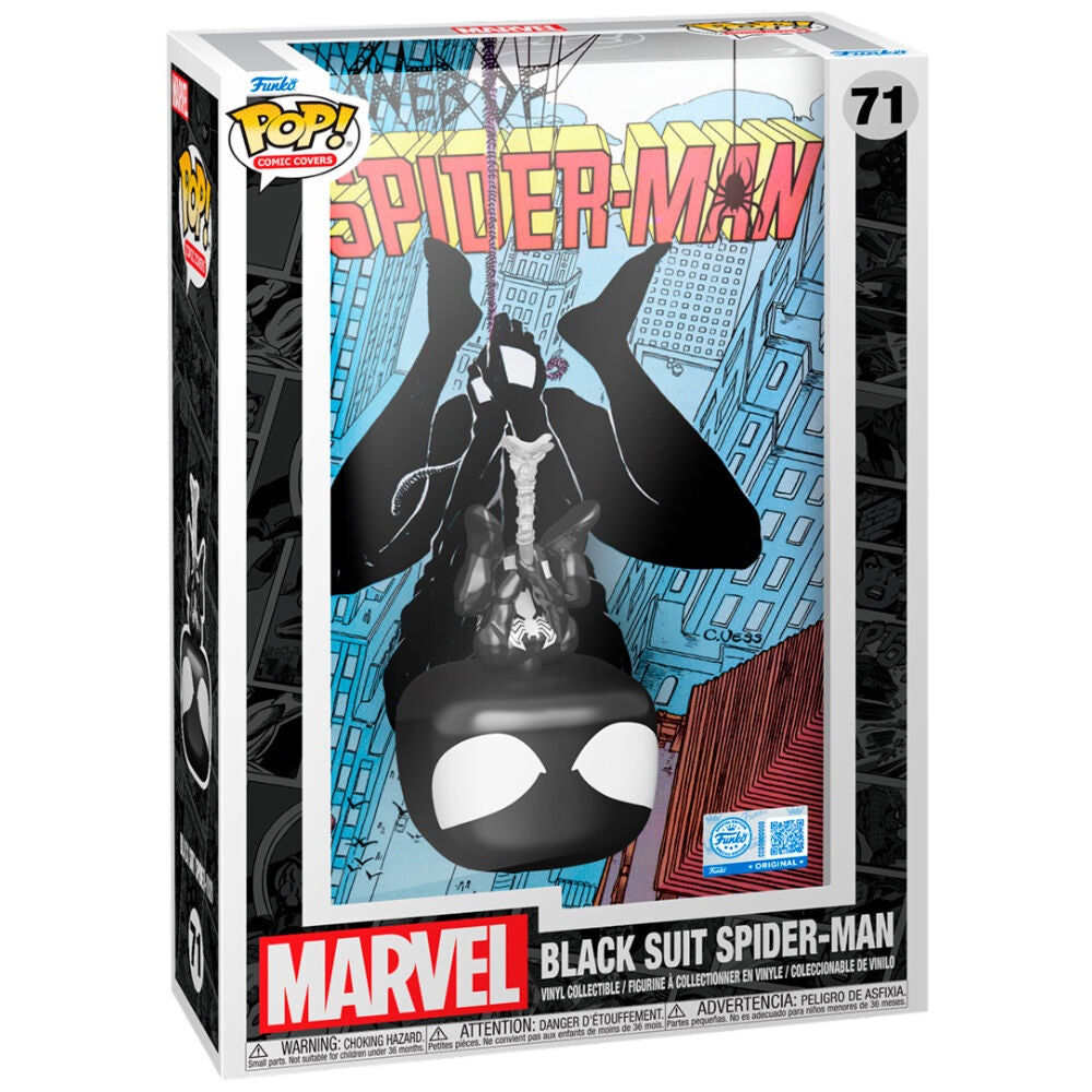 Spider-Man Black Suit Comic Cover Art Print, 24x36 tum