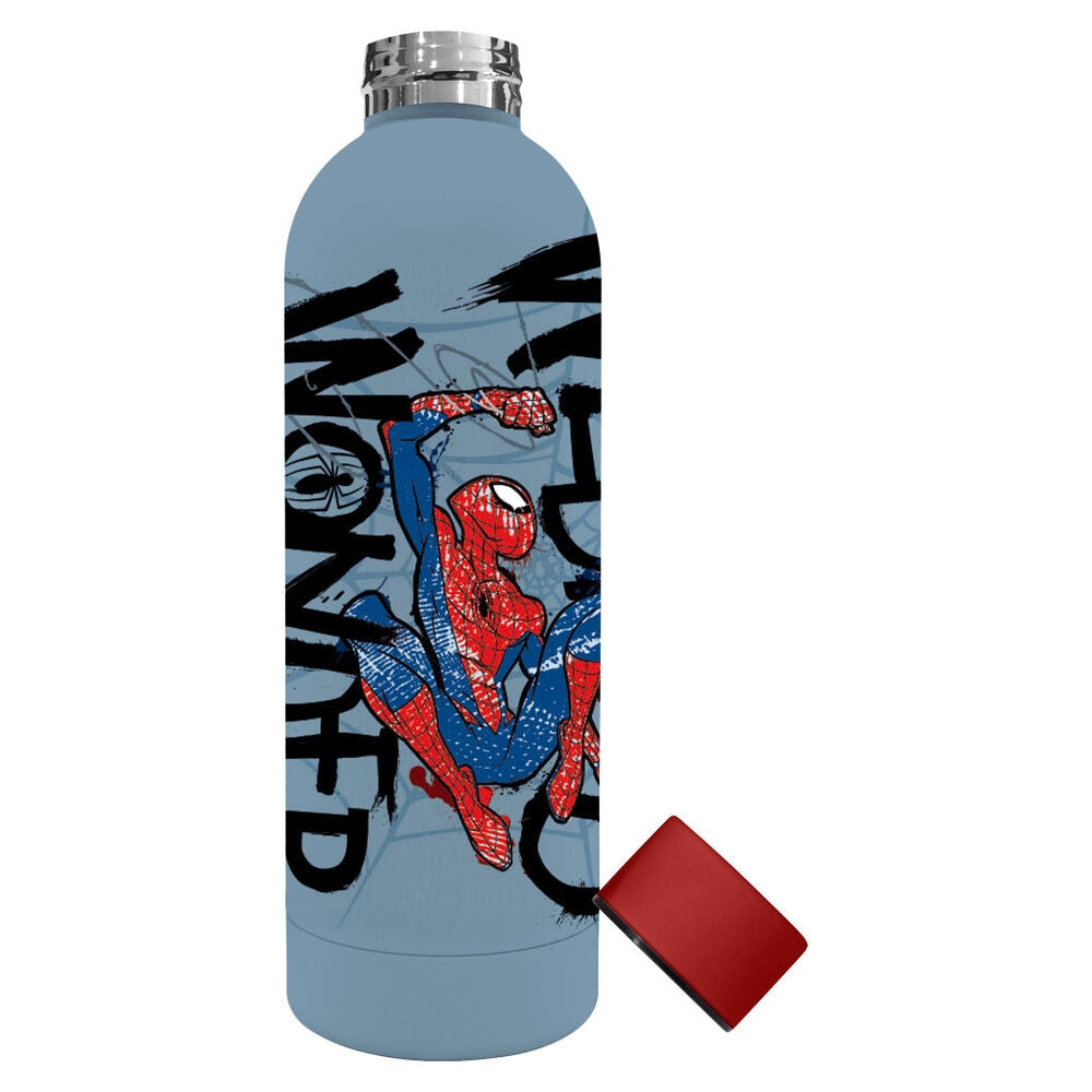 Spiderman vattenflaska i aluminium, 500 ml kapacitet