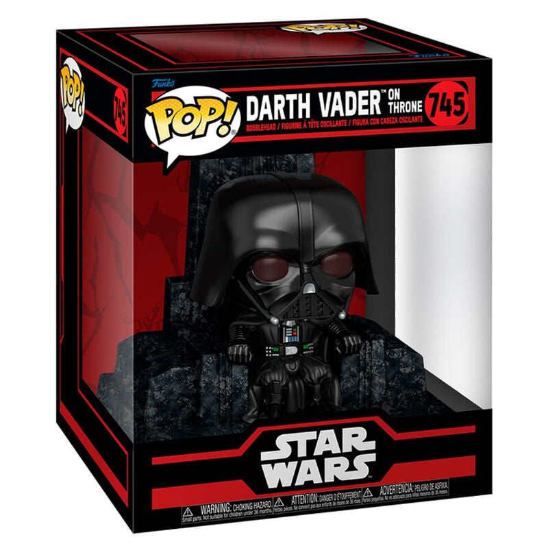 Star Wars Darth Vader Popfigur, Deluxe Edition, Throne Display