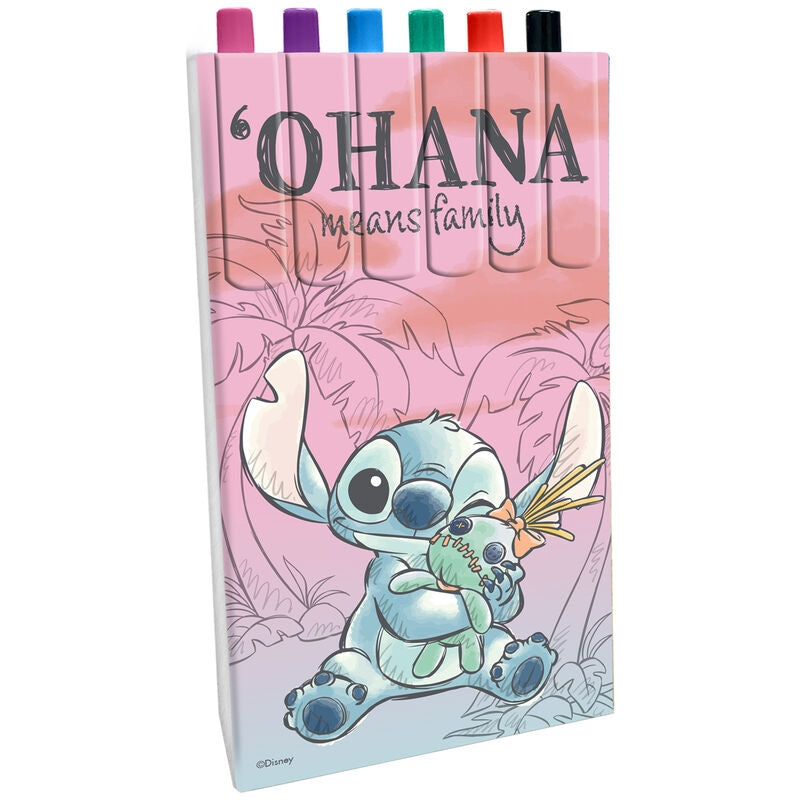 Stitch Blister Pack med 6 pennor för kreativt nöje