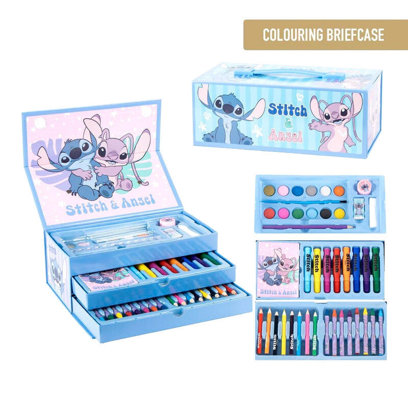 Stitch Coloring brevpappersfodral för barn, hållbart och roligt