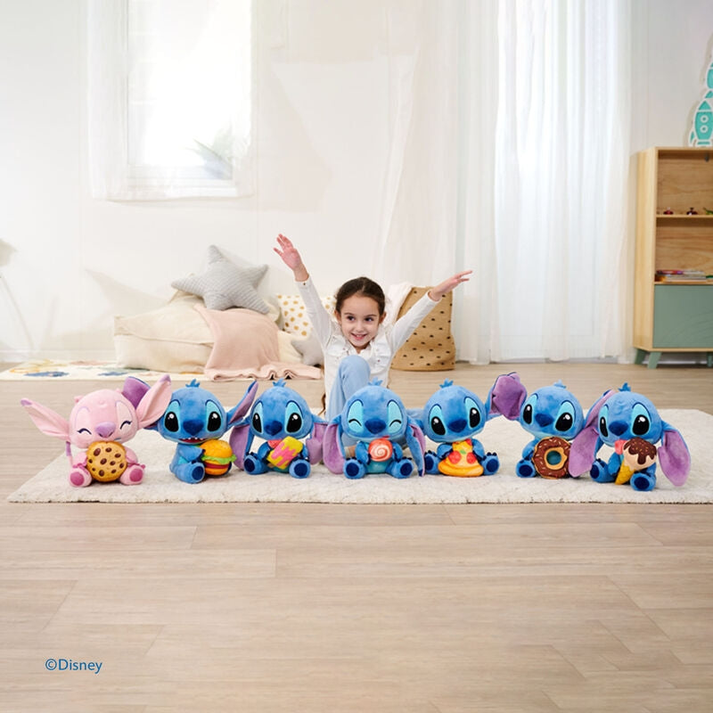 Stitch Donut Plyschleksak 25 cm - Mjuk, söt, samlarbar