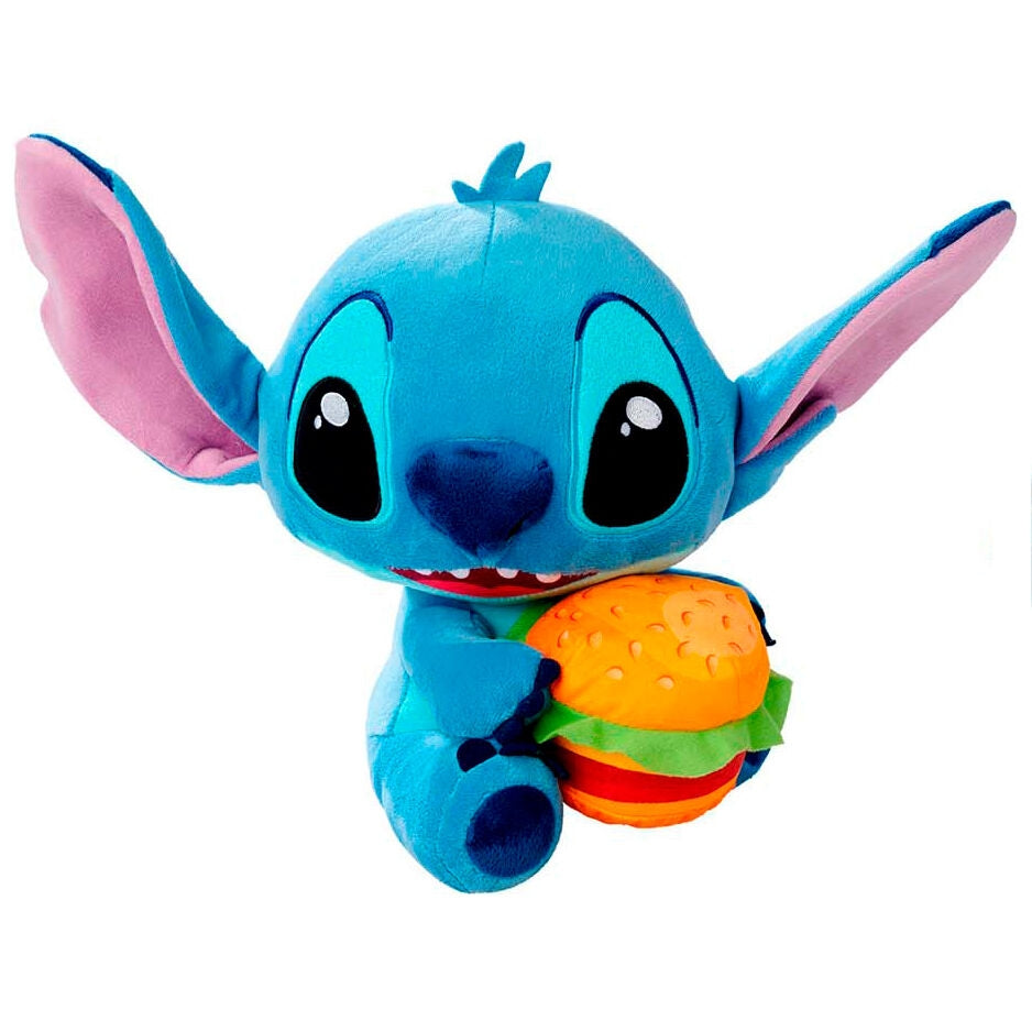 Stitch Hamburger Plyschleksak 25 cm - Mjuk, söt, samlarbar