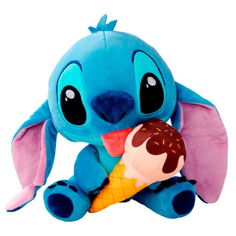 Stitch Ice Cream Plyschleksak, 25 cm mjuk leksak för barn