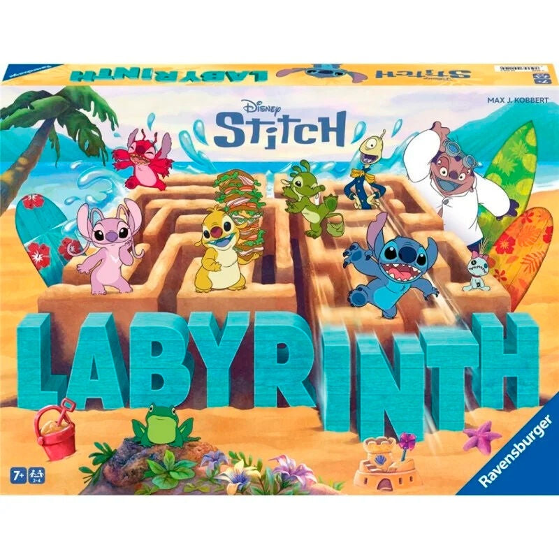 Stitch Labyrinth Board Game för 2-4 spelare, åldrar 8+
