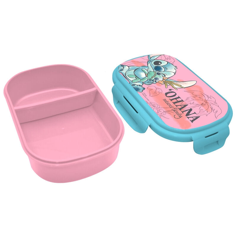 Stitch Lunchbox med bestickset för barn
