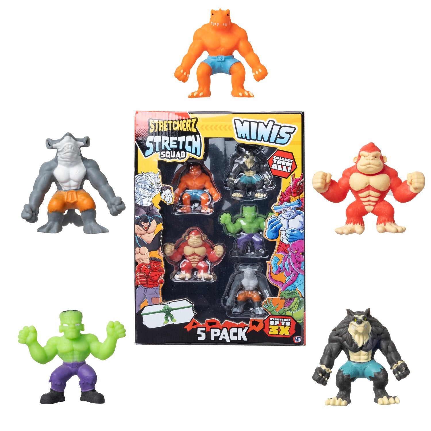 Stretch Squad Minis Stretchfigurer 5 St