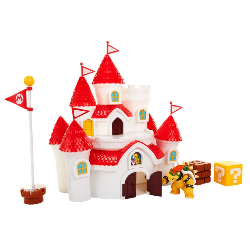 Super Mario Mushroom Kingdom Castle lekset med figurer