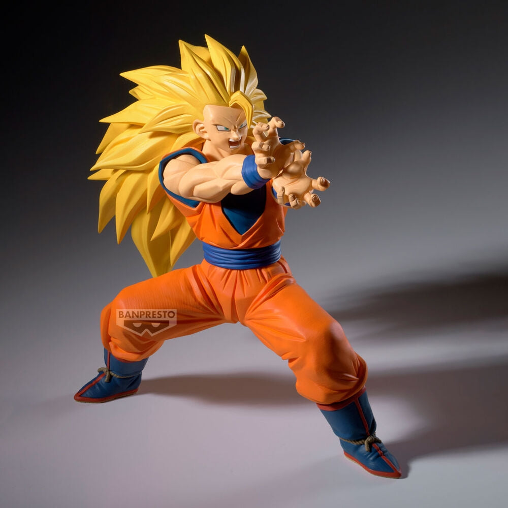 Super Saiyan 3 Goku vs Majin Buu figur, 16 cm samlarobjekt