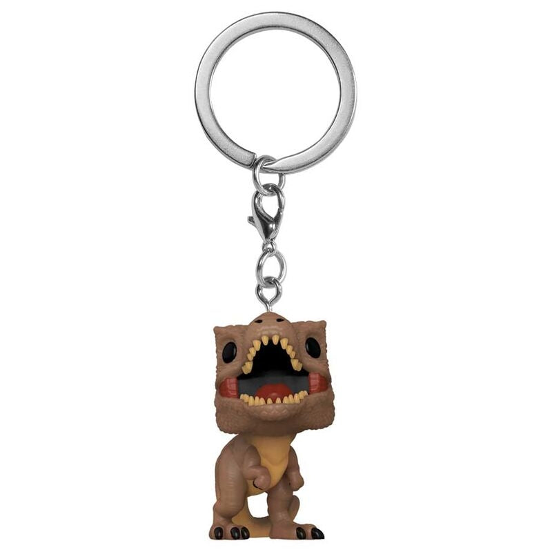 T-Rex Pocket POP-nyckelring för Jurassic World-fans