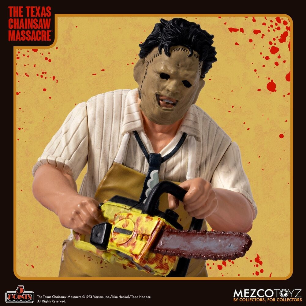 Texas Chainsaw Massacre Läderfigur, 9,5 cm samlarobjekt