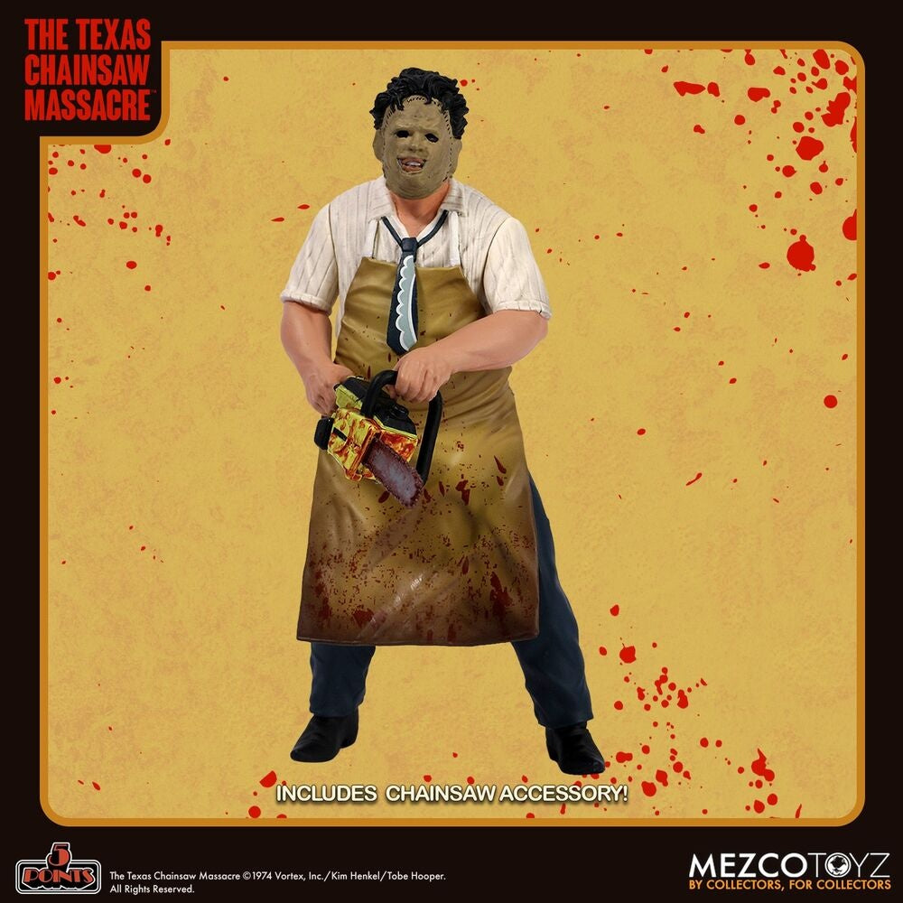Texas Chainsaw Massacre Läderfigur, 9,5 cm samlarobjekt