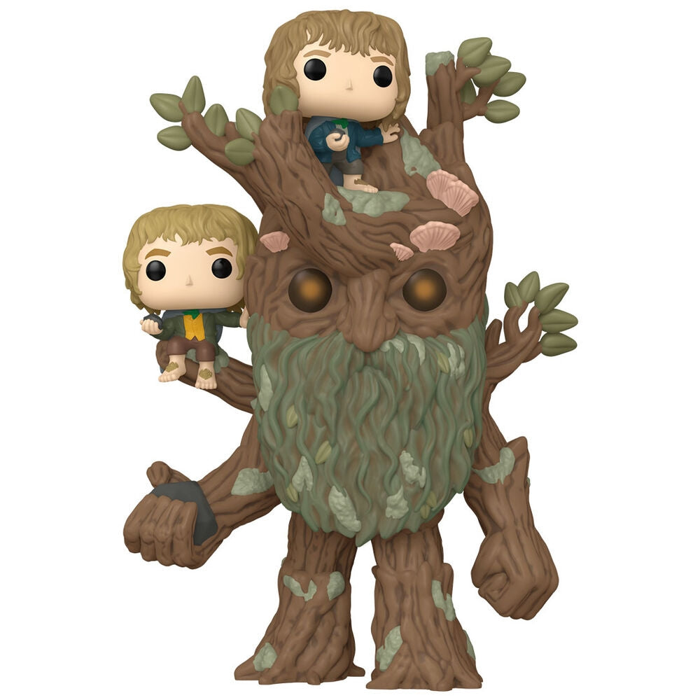 The Lord of the Rings Treebeard Funko Popfigur med Merry & Pippin