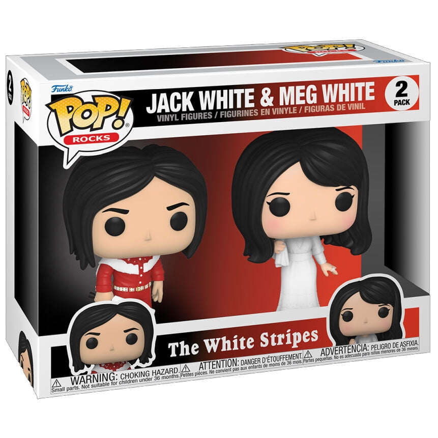 The White Stripes Pop Pack: Jack White & Meg White Figures