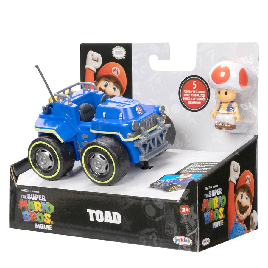 Toad Kart-figur, 7 cm samlarleksak för Mario Kart-fans