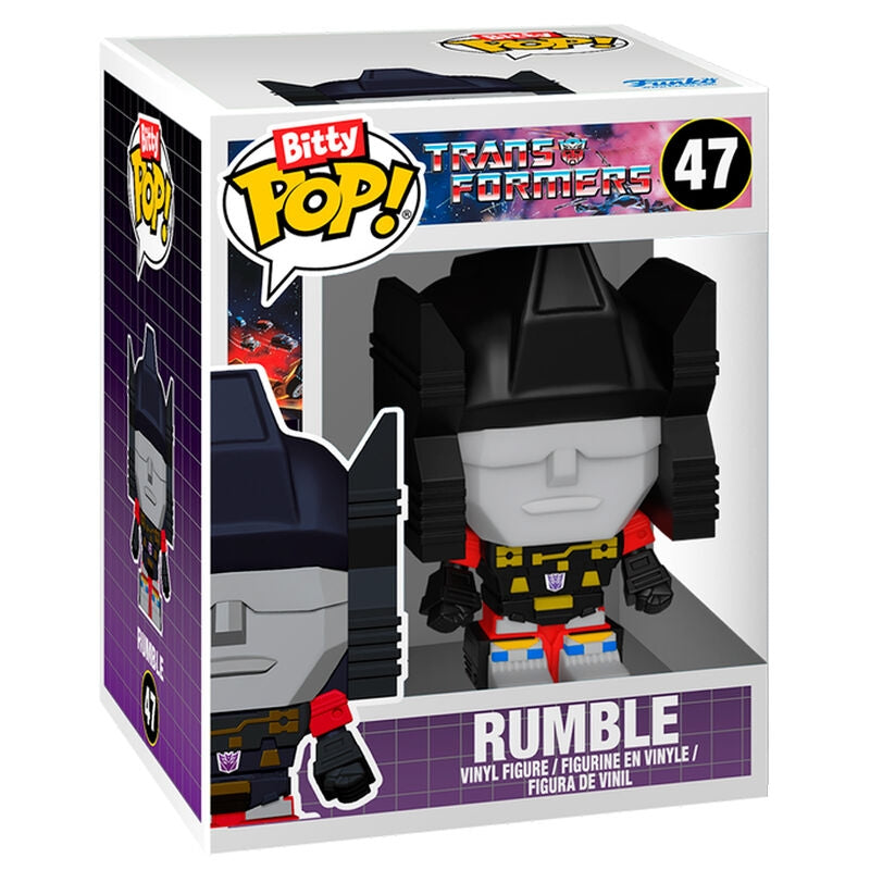 Transformers Bitty Bots Figur Soundwave med Rumble, 2-pack