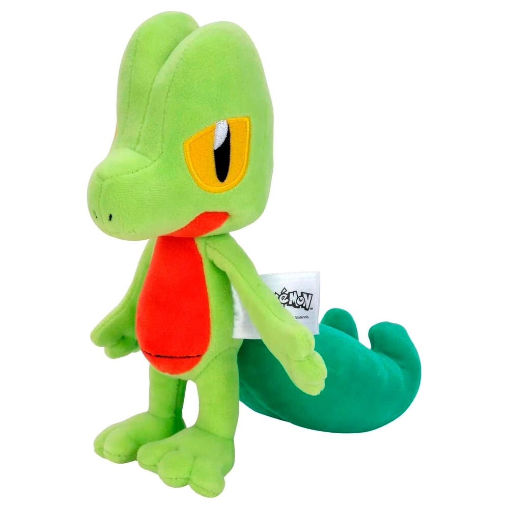 Treecko plyschleksak 20 cm - mjuk, gosig, perfekt för samlare
