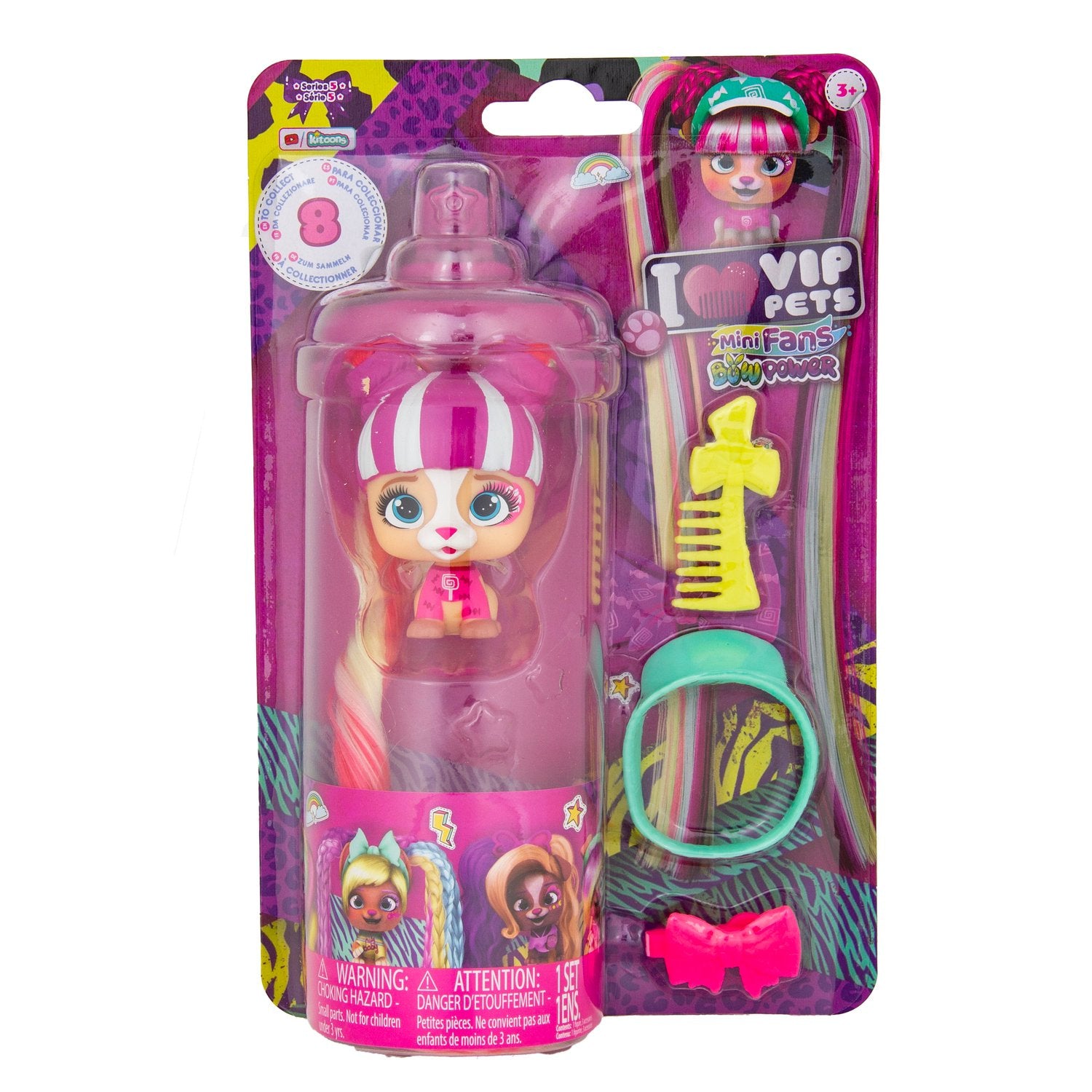 VIP Pets Mini Fans Leksak med Tillbehör