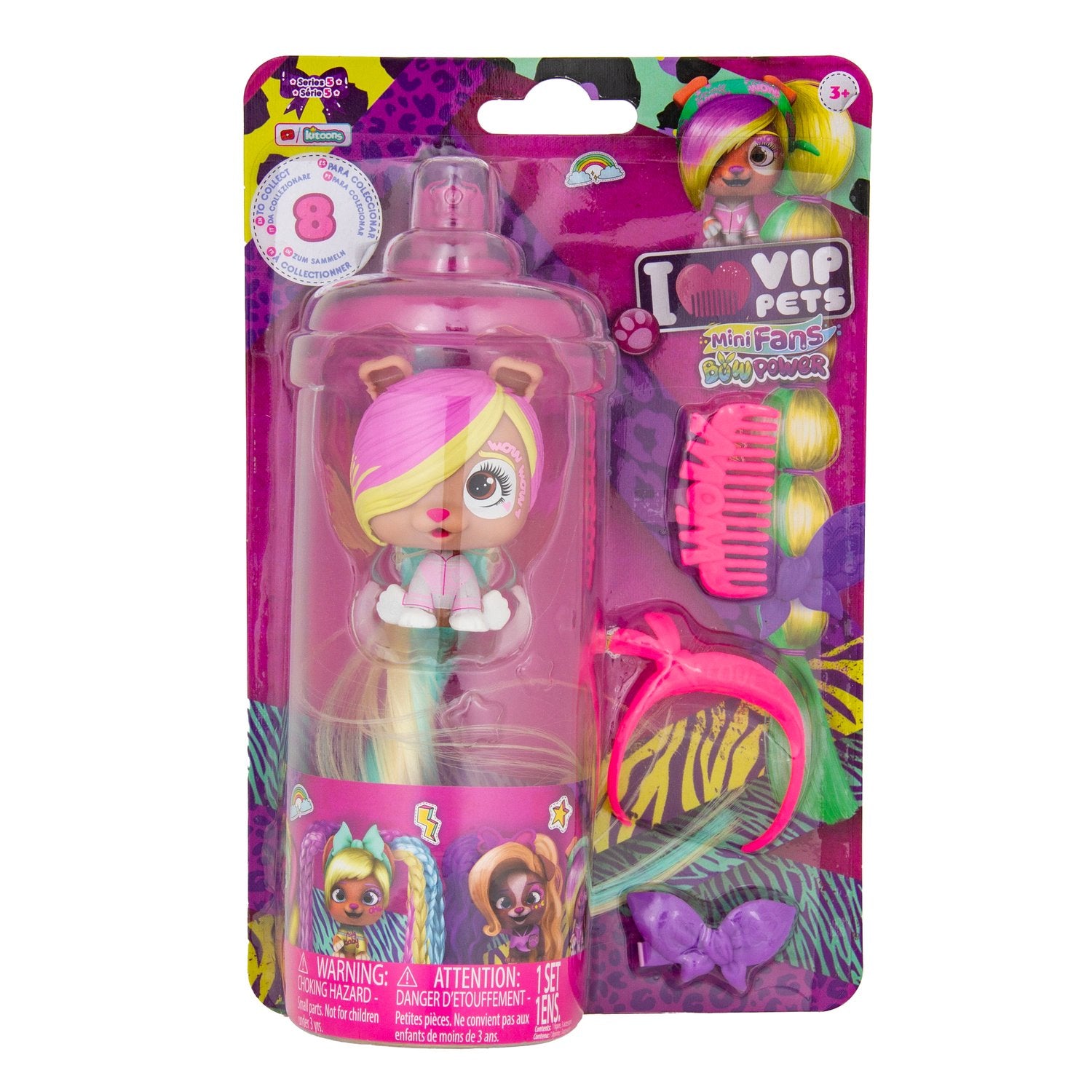 VIP Pets Mini Fans Leksak med Tillbehör