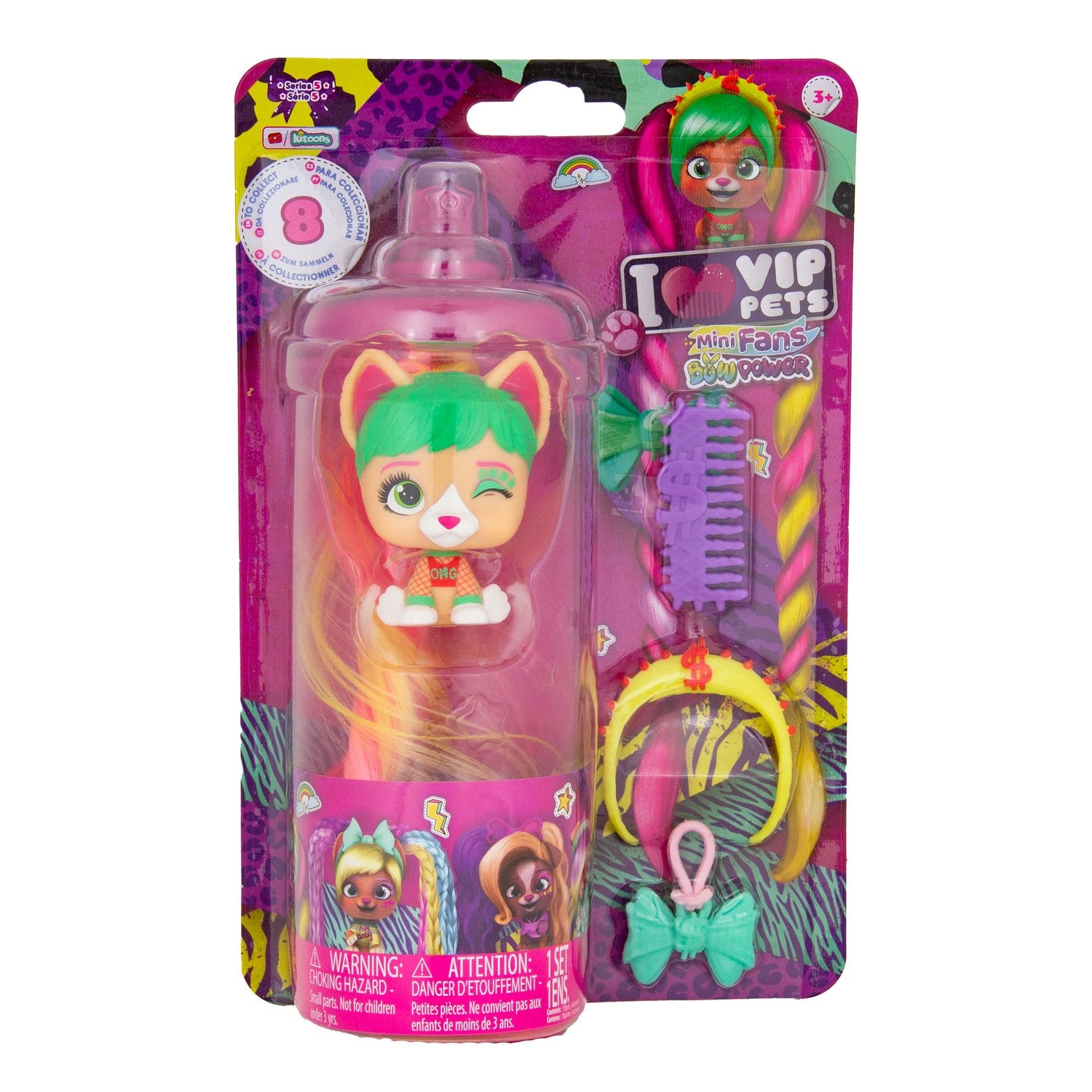 VIP Pets Mini Fans Leksak med Tillbehör