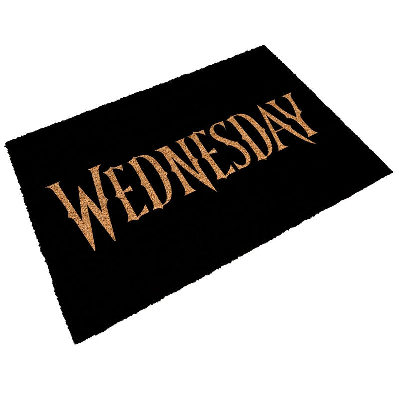 Wednesday Logo Dörrmatta - Slitstark, halkfri, inomhus/utomhusbruk