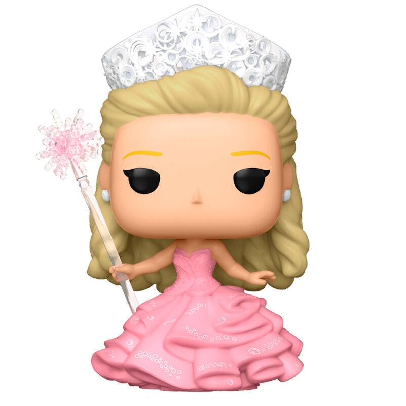 Wicked Glinda Pop-figur i bubbelklänning, 3,75-tums samlarobjekt