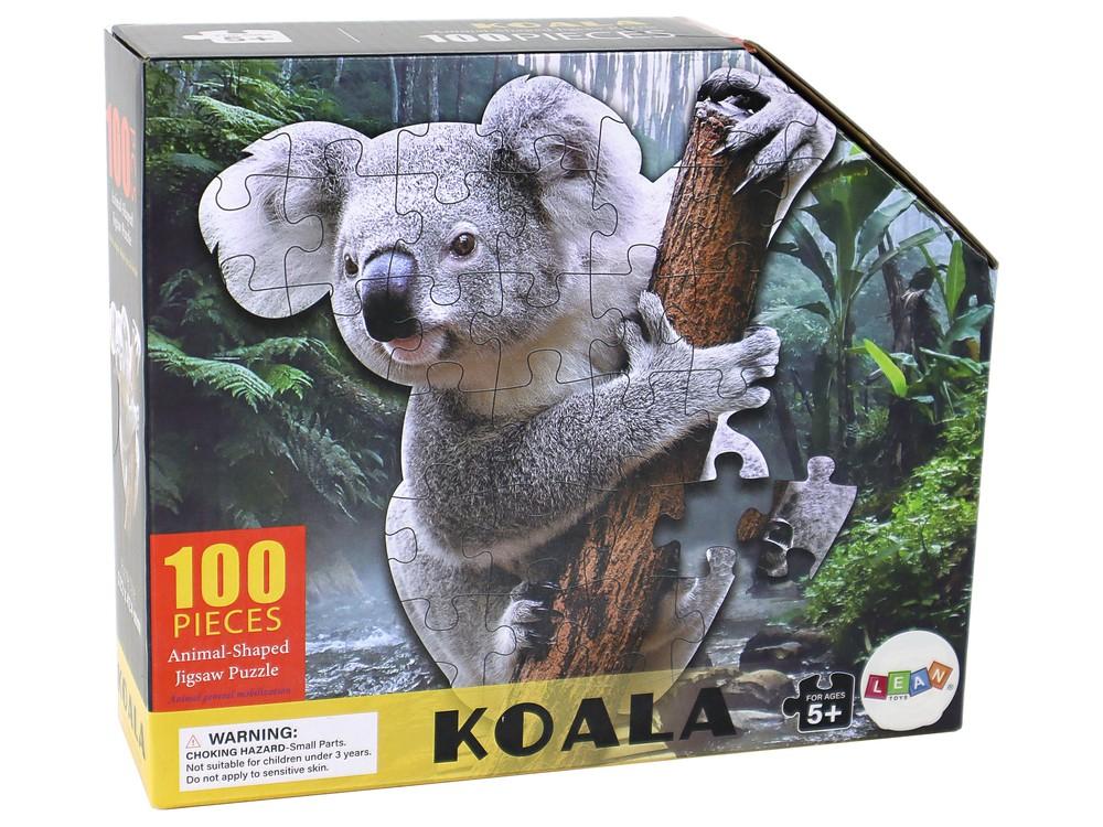 100-bitars Koala Tree Puzzle: Utforska australiska vilda djur