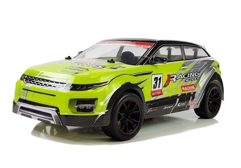 1:10 Grøn R/C SUV - High-Speed ​​​​Off-Road Adventure