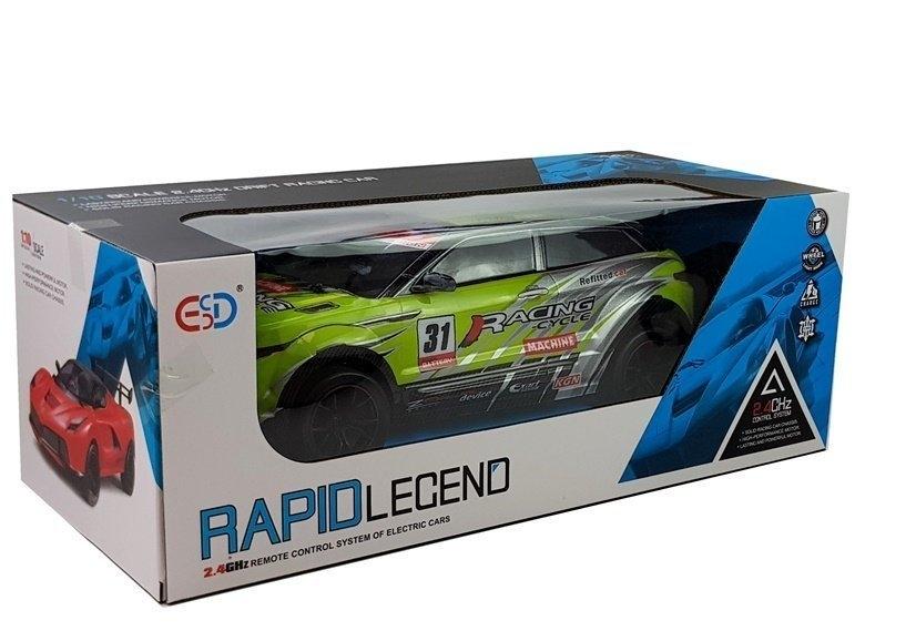 1:10 Grön R/C SUV - High-Speed Off-Road Adventure