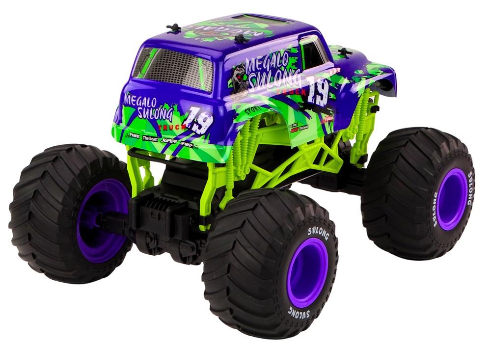 1:10 Off-Road RC-bil - 2,4G, 12 km/h, Ghost Purple