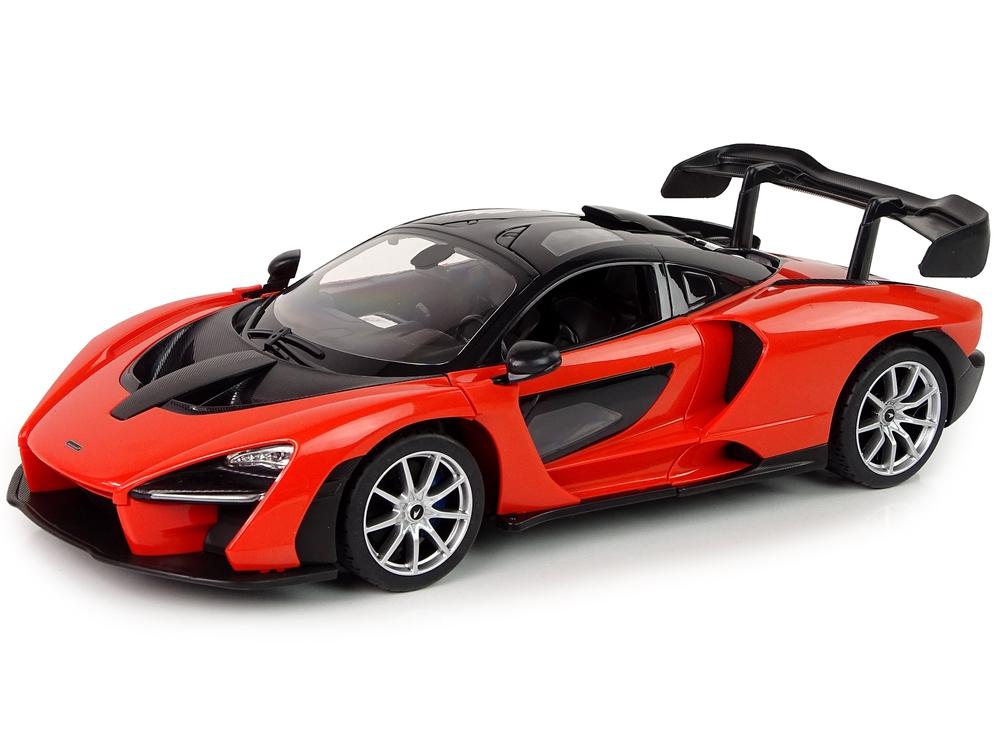 1:14 Orange McLaren Senna R/C bil med lampor och fjärrkontroll