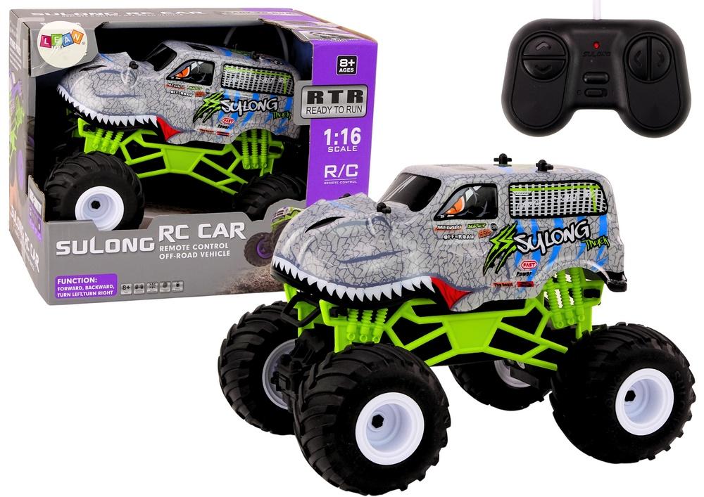 1:16 Grå Dinosaur RC Car: Off-Road Adventure för barn