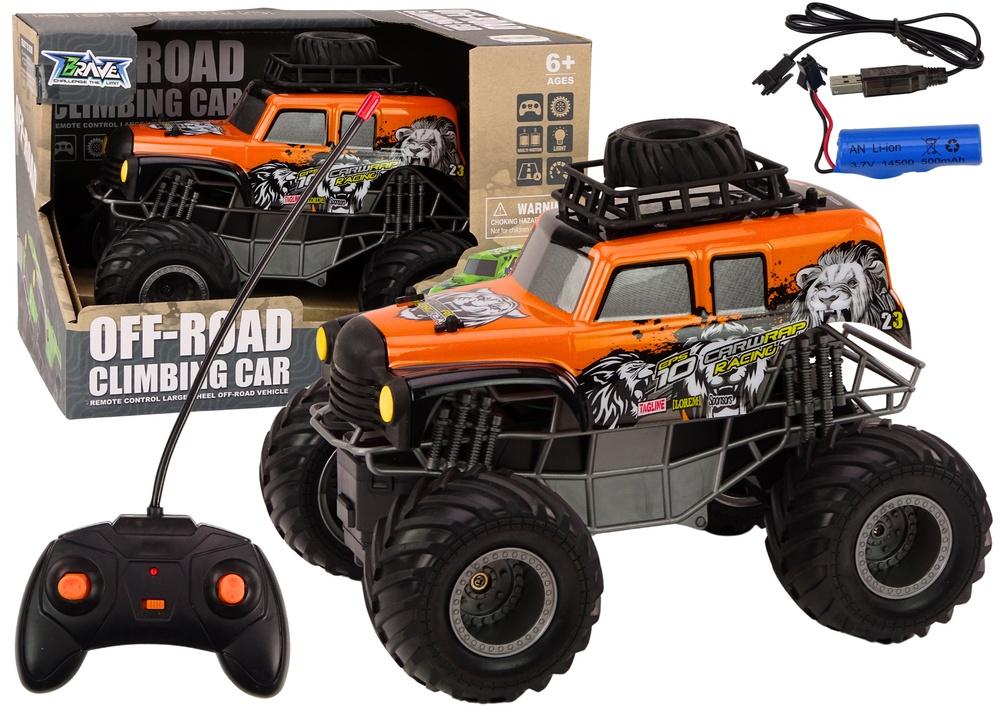 1:16 Orange Off-Road RC-bil: 13km/h, 25min Speltid