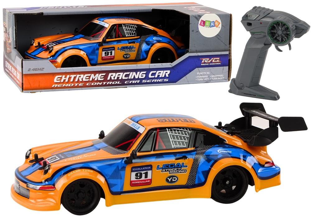 1:16 Orange RC-bil: Gummihjul, Drift, 2,4G-kontroll