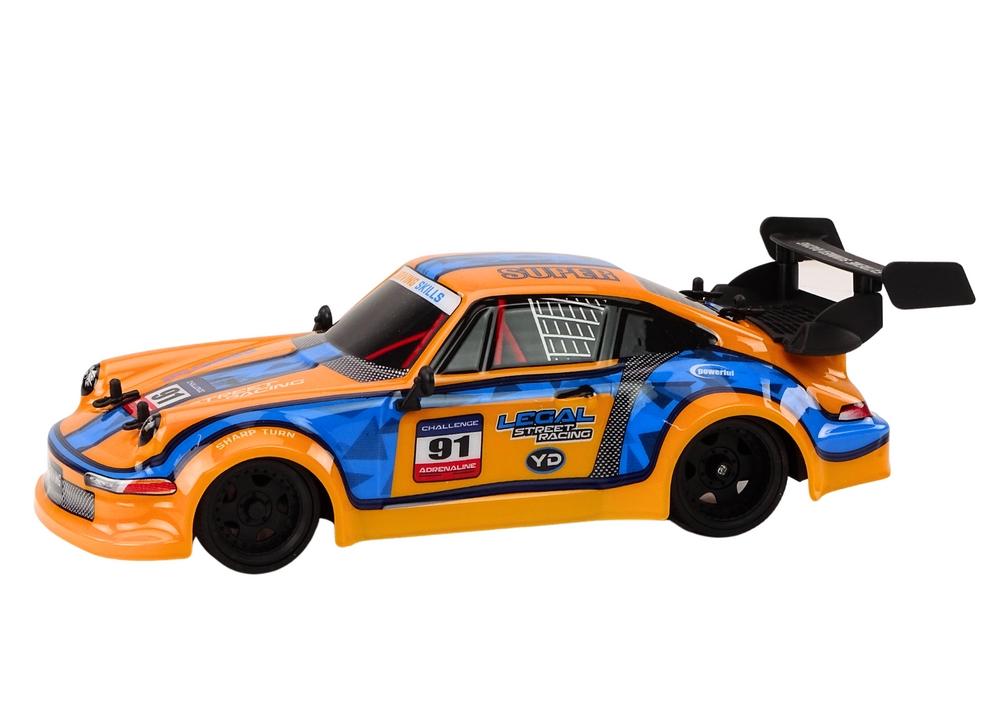 1:16 Orange RC-bil: Gummihjul, Drift, 2,4G-kontroll