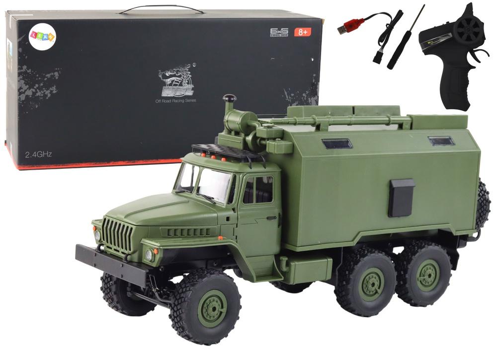 1:16 RC Military Truck: Off-Road, 4WD, LED-ljus