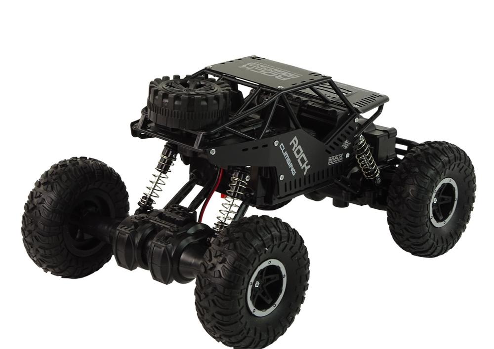 1:16 Svart RC Rover: Äventyrsbil för terrängfjärrkontroll