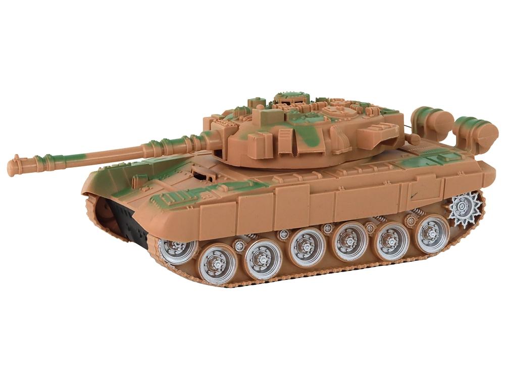 1:18 R/C Sand Tank: Ljus, Ljud, Full kontroll, 27MHz