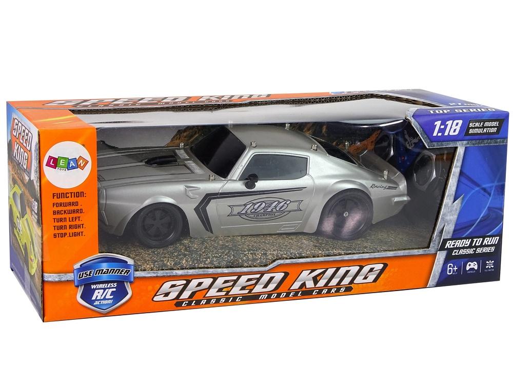 1:18 R/C Silver Champion Pilot Sports Car - Realistisk sjov