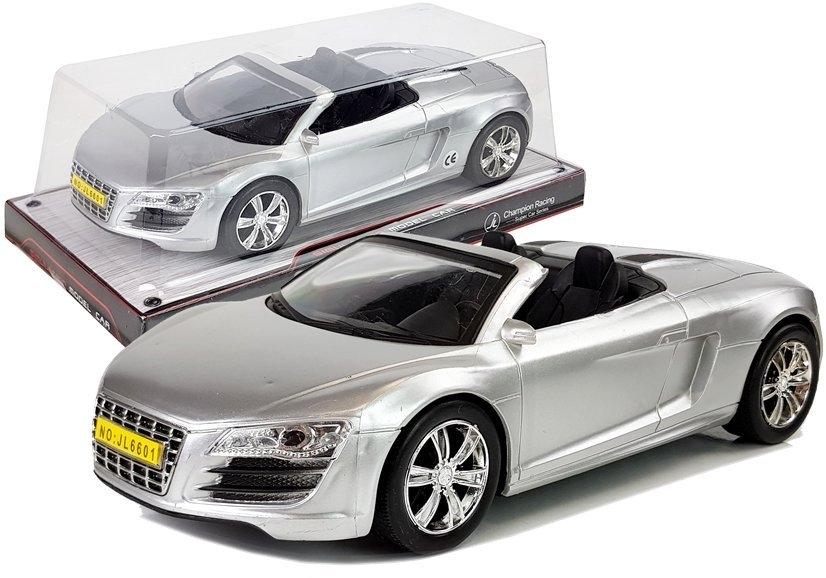 1:18 Silver Cabriolet Leksaksbil - Slitstark, detaljerad och rolig