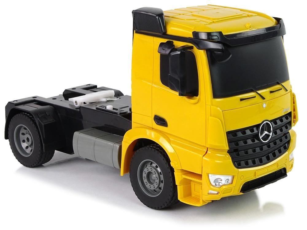 1:20 Gul R/C Mercedes Arocs Truck & Trailer - 103 cm