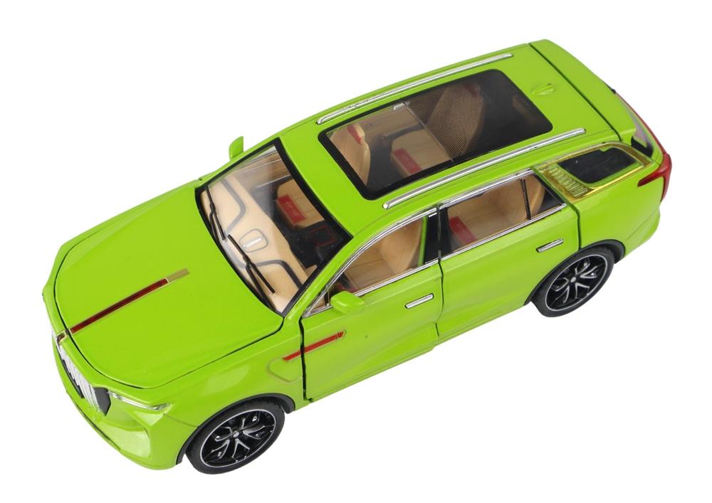 1:24 Green Aluminium RC Car: Realistiska ljud och rökeffekter