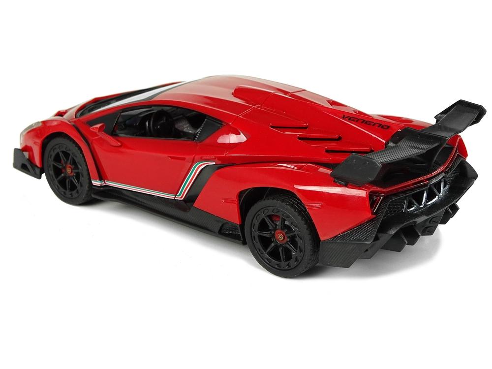 1:24 R/C Lamborghini Veneno Red - Realistiska ljus & 2,4G-kontroll